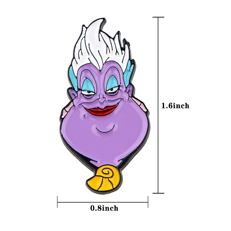 AD1944 Smiješne značke hobotnice na ruksaku Emajlirana igla Igle za revere za ruksake Broševi Odjeća Anime značke za aktovke Dekoracija