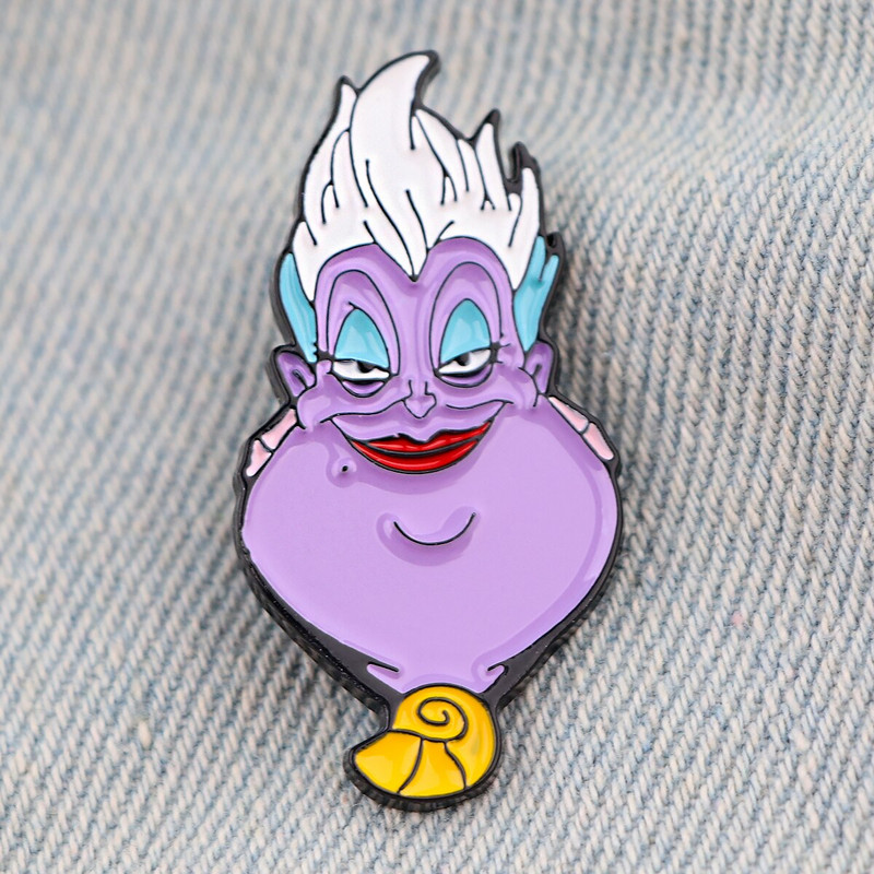 AD1944 Smiješne značke hobotnice na ruksaku Emajlirana igla Igle za revere za ruksake Broševi Odjeća Anime značke za aktovke Dekoracija