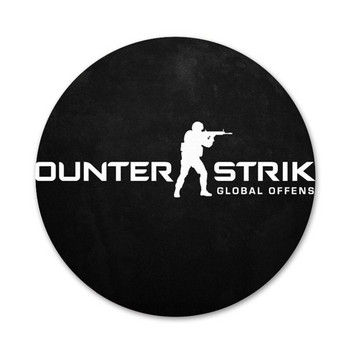 58mm Counter Strike cs go Παιχνίδι Smart Icons Καρφίτσες Διακοσμητικό σήμα Καρφίτσες Μεταλλικές κονκάρδες για ρούχα Διακόσμηση σακιδίου πλάτης