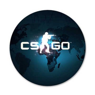 58 mm Counter Strike cs go Mäng Nutikad ikoonid Nööpnõelad Märgi kaunistus Prossid Metallist märgid riiete jaoks Seljakoti kaunistus