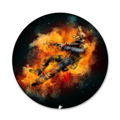 58 mm Counter Strike cs go Mäng Nutikad ikoonid Nööpnõelad Märgi kaunistus Prossid Metallist märgid riiete jaoks Seljakoti kaunistus