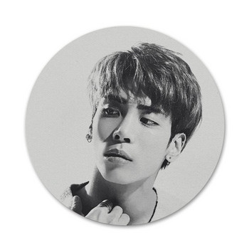 Shinee jonghyun Icons Pins Διακοσμητικό σήμα Καρφίτσες Μεταλλικές κονκάρδες για ρούχα Διακόσμηση σακιδίου πλάτης 58mm