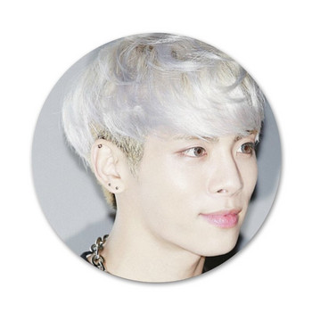 Shinee jonghyun Icons Pins Διακοσμητικό σήμα Καρφίτσες Μεταλλικές κονκάρδες για ρούχα Διακόσμηση σακιδίου πλάτης 58mm