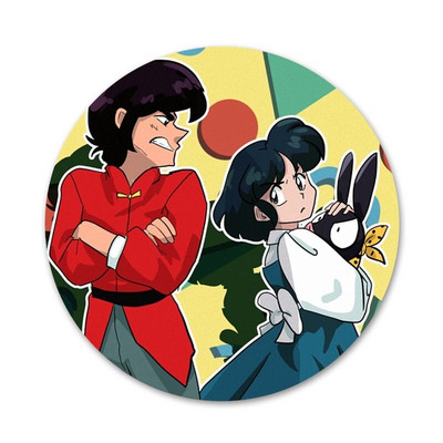 58 mm multikas Ranma 1 2 märgiga prossnõel Aksessuaarid riietele Seljakoti kaunistus kingitus