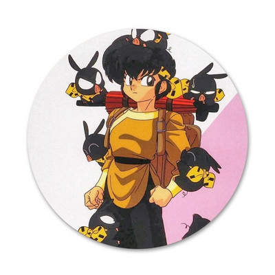 58 mm multikas Ranma 1 2 märgiga prossnõel Aksessuaarid riietele Seljakoti kaunistus kingitus