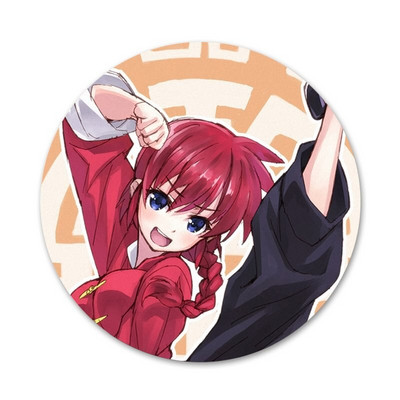 58 mm multikas Ranma 1 2 märgiga prossnõel Aksessuaarid riietele Seljakoti kaunistus kingitus