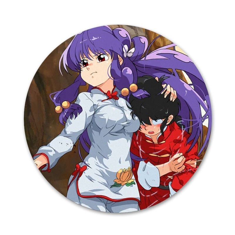 58 mm multikas Ranma 1 2 märgiga prossnõel Aksessuaarid riietele Seljakoti kaunistus kingitus