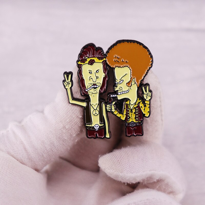 AD2181 Armsad asjad Metallist emailiga pross Moodne isiksusemärk Pin Multifilm Trendikas kostüüm Seljakott Ehted Kingitus