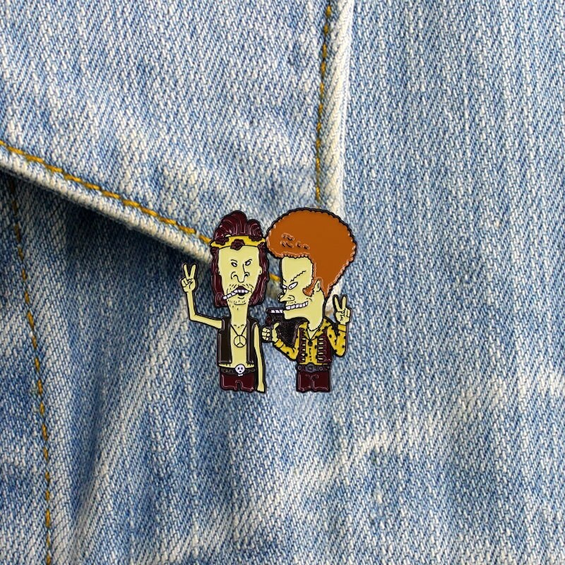 AD2181 Armsad asjad Metallist emailiga pross Moodne isiksusemärk Pin Multifilm Trendikas kostüüm Seljakott Ehted Kingitus