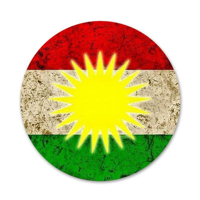 Značka sa zastavom Kurdskog Kurdistana, broš, igla, dodaci za odjeću, ruksak, ukrasni poklon