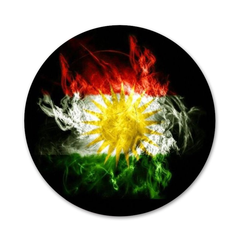 Značka sa zastavom Kurdskog Kurdistana, broš, igla, dodaci za odjeću, ruksak, ukrasni poklon