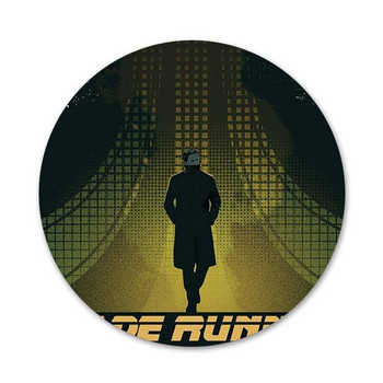 Blade Runner 2049 Икони Щифтове Декорация на значки Брошки Метални значки за дрехи Декорация на раница 58 мм