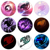 58 mm Anime Manga Fairy Tail logo Značka Broš Igla Dodaci za odjeću Ruksak Dekoracija poklon