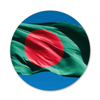 BD Bangladesh Бангладешки флаг Банер Брошка Аксесоари за игли за дрехи Раница Декорация подарък