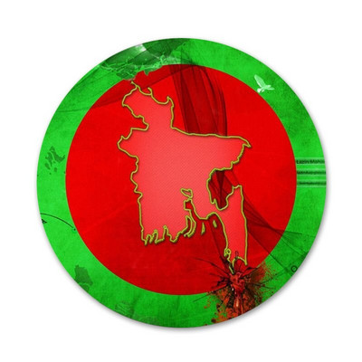BD Bangladešas Bangladešo vėliava reklamjuostė Ženklas Sagė Smeigtukai Drabužių priedai Kuprinės papuošimo dovana
