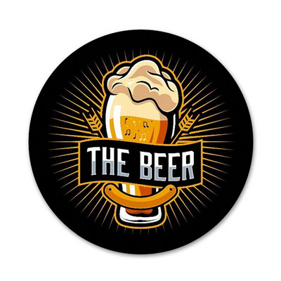 ανδρική κούπα μπύρας με αφρό Badge Καρφίτσα Καρφίτσα Αξεσουάρ για Ρούχα Δώρο Διακόσμηση σακιδίου πλάτης