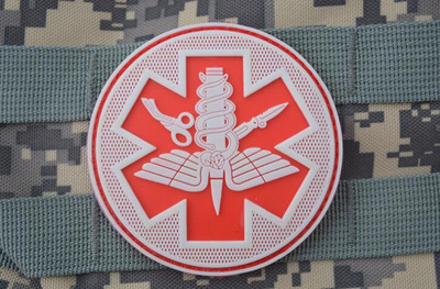 Σήμα PVC συμμαχία εκδίκησης / βάτραχος / ιατρικός τομέας / στρατιωτική στολή κροταλίας χειροποίητα ραμμένα αξεσουάρ εξωτερικού σακιδίου πλάτης