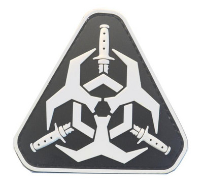 Σήμα PVC συμμαχία εκδίκησης / βάτραχος / ιατρικός τομέας / στρατιωτική στολή κροταλίας χειροποίητα ραμμένα αξεσουάρ εξωτερικού σακιδίου πλάτης