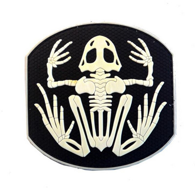 Σήμα PVC συμμαχία εκδίκησης / βάτραχος / ιατρικός τομέας / στρατιωτική στολή κροταλίας χειροποίητα ραμμένα αξεσουάρ εξωτερικού σακιδίου πλάτης