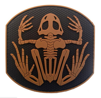 Σήμα PVC συμμαχία εκδίκησης / βάτραχος / ιατρικός τομέας / στρατιωτική στολή κροταλίας χειροποίητα ραμμένα αξεσουάρ εξωτερικού σακιδίου πλάτης