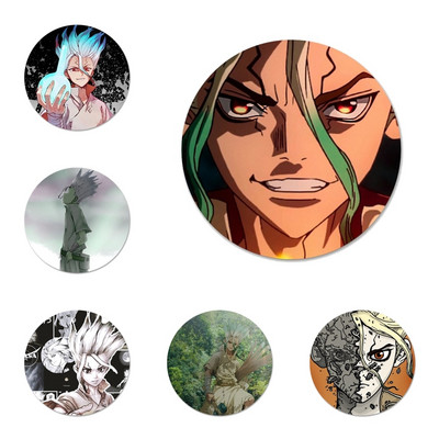 Anime Dr. Stone Senku Ishigami Badge καρφίτσα καρφίτσα Αξεσουάρ για ρούχα Δώρο διακόσμηση σακιδίου πλάτης