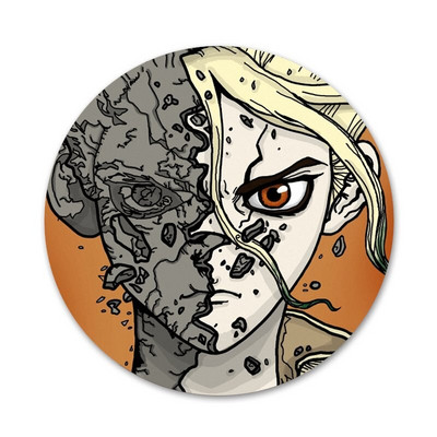 Anime Dr. Stone Senku Ishigami Badge Broșă Pin Accesorii Pentru Haine Rucsac Decorare cadou