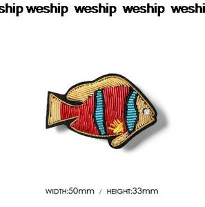 Käsitsi tikitud tuunikala kala vaal öökull delfiini märgid mantli pükste kotile