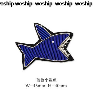 Käsitsi tikitud tuunikala kala vaal öökull delfiini märgid mantli pükste kotile