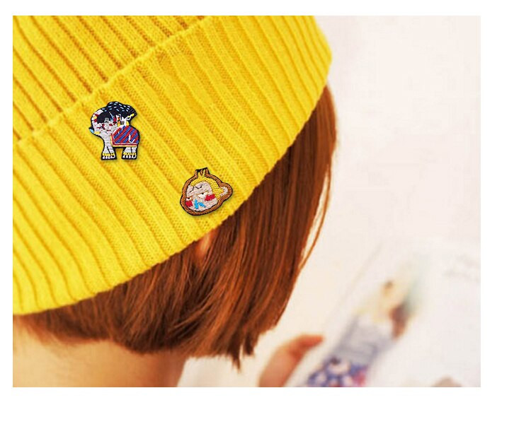 Käsitsi tikitud tuunikala kala vaal öökull delfiini märgid mantli pükste kotile