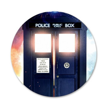 Tardis Doctor Dr Who Police Box Икони Щифтове Декорация на значки Брошки Метални значки за дрехи Декорация на раница