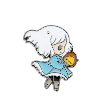 Δισδιάστατο παιχνίδι κινουμένων σχεδίων καρφίτσα καρτούν Girl Light Yu Game Pin Διακόσμηση αποσκευών DIY Δώρο για φίλους