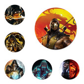 Mortal Kombat Ikone Igle Dekoracija znački Broševi Metalne značke za odjeću Dekoracija ruksaka