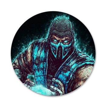Икони на Mortal Kombat Игли Декорация на значки Брошки Метални значки за дрехи Декорация на раница
