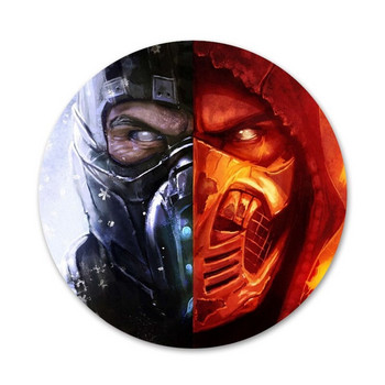 Mortal Kombat Icons Pins Διακοσμητικό σήμα Καρφίτσες Μεταλλικές κονκάρδες για ρούχα Διακόσμηση σακιδίου πλάτης