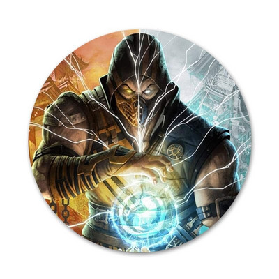 Mortal Kombat Ikone Igle Dekoracija znački Broševi Metalne značke za odjeću Dekoracija ruksaka