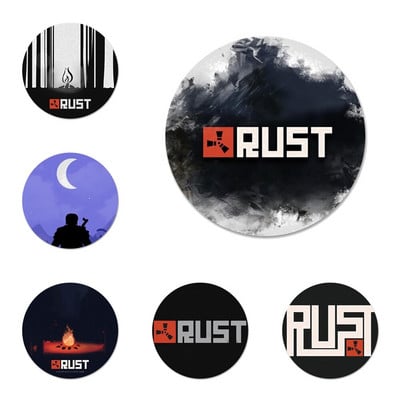 Rust Game Badge Καρφίτσα Καρφίτσα Αξεσουάρ για Ρούχα Δώρο Δώρο Σακίδιο πλάτης