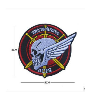 Νέα / Κεντημένη στρατιωτική σειρά θαυμαστών / Διάβολος / Καουμπόισσα / Μοίρα δοκιμών πτήσης / Κεφάλαιο Big Strategic Morale Badge