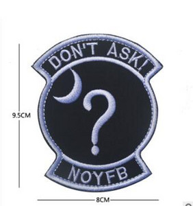 Νέα / Κεντημένη στρατιωτική σειρά θαυμαστών / Διάβολος / Καουμπόισσα / Μοίρα δοκιμών πτήσης / Κεφάλαιο Big Strategic Morale Badge