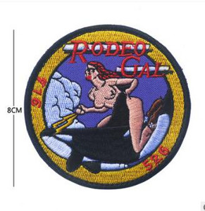 Νέα / Κεντημένη στρατιωτική σειρά θαυμαστών / Διάβολος / Καουμπόισσα / Μοίρα δοκιμών πτήσης / Κεφάλαιο Big Strategic Morale Badge