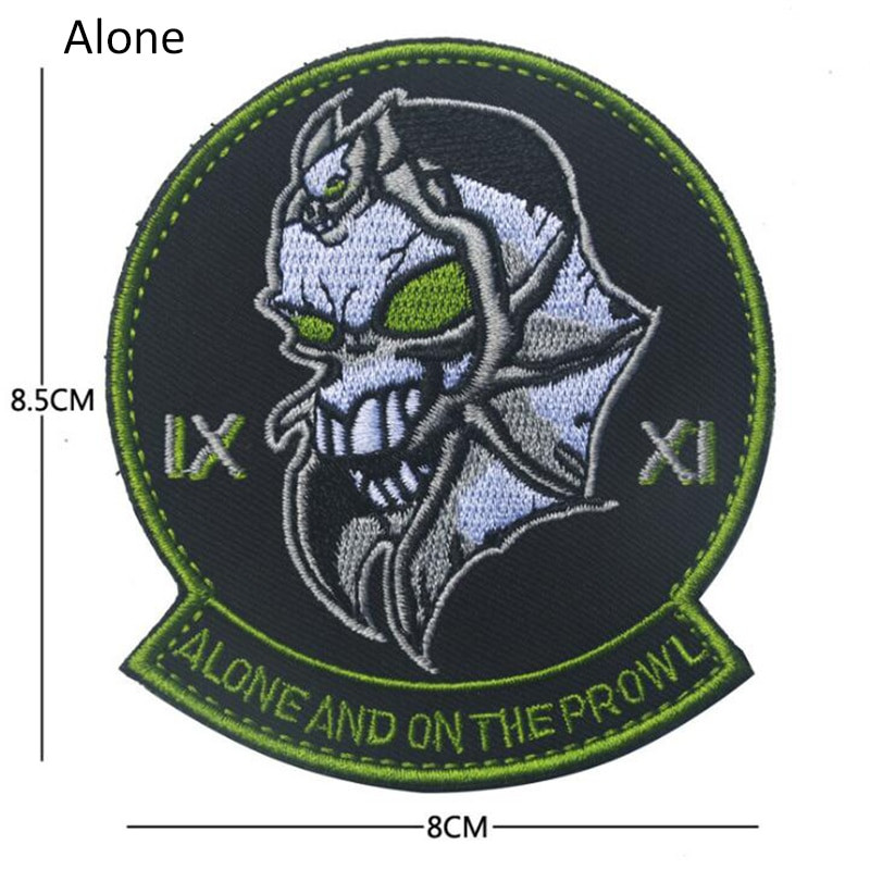 Νέα / Κεντημένη στρατιωτική σειρά θαυμαστών / Διάβολος / Καουμπόισσα / Μοίρα δοκιμών πτήσης / Κεφάλαιο Big Strategic Morale Badge