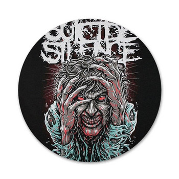 Mitch Lucker Suicide Silence Poster Badge Brooch Pin Аксесоари за дрехи Раница Декорация подарък