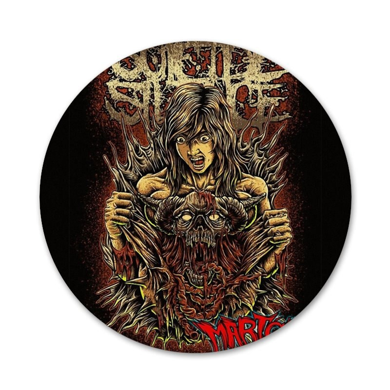 Mitch Lucker Suicide Silence Poster Bedž Broš Igla Dodaci za odjeću Ruksak Dekoracija dar