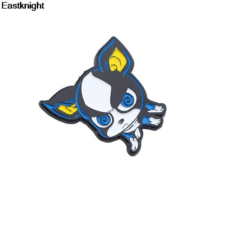 Kawaii desen animat câine animal din aliaj de zinc Pin pentru bărbați femei para cămașă însemne haine rucsac Accesorii medalie broșe E0836