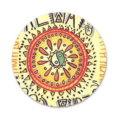 Trippy Boho Hippie Peace Bedž Broš Igla Dodaci za odjeću Ruksak Dekoracija poklon