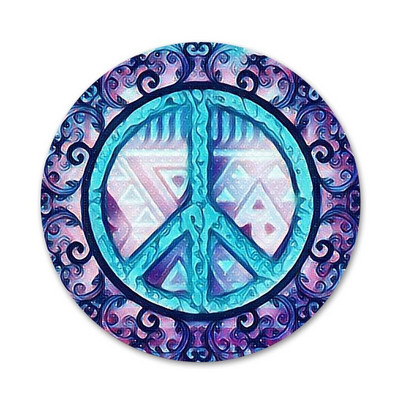 Trippy Boho Hippie Peace Bedž Broš Igla Dodaci za odjeću Ruksak Dekoracija poklon