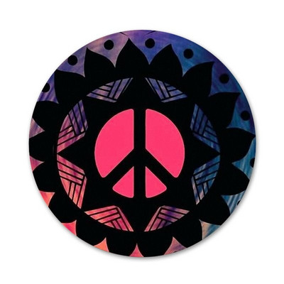 Trippy Boho Hippie Peace Bedž Broš Igla Dodaci za odjeću Ruksak Dekoracija poklon