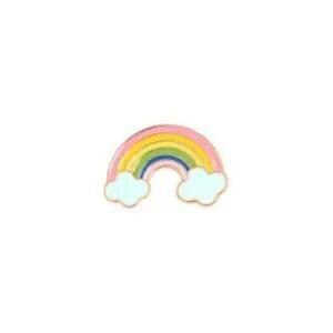 Прекрасни значки Rainbow Cloud Brooch INS Tide Сладки японски персонализирани креативни анимационни игли Фиксирани дрехи Аксесоари за раница