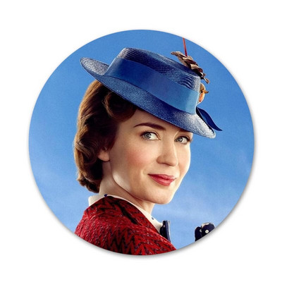 Uus saabunud 58 mm Mary Poppinsi märk prossnõel Aksessuaarid riietele Seljakoti kaunistus kingitus