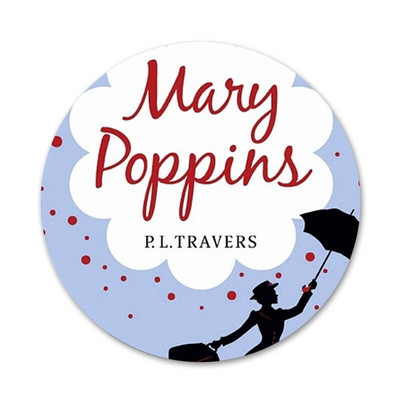 Uus saabunud 58 mm Mary Poppinsi märk prossnõel Aksessuaarid riietele Seljakoti kaunistus kingitus