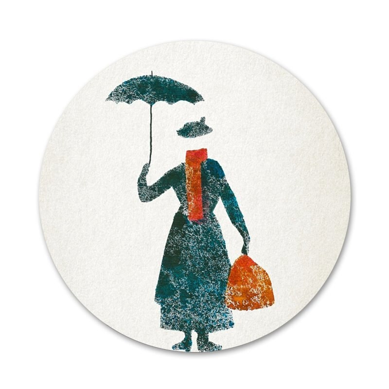 New Arrival 58mm Mary Poppins Badge καρφίτσα καρφίτσα Αξεσουάρ για ρούχα Δώρο Δώρο Σακίδιο πλάτης